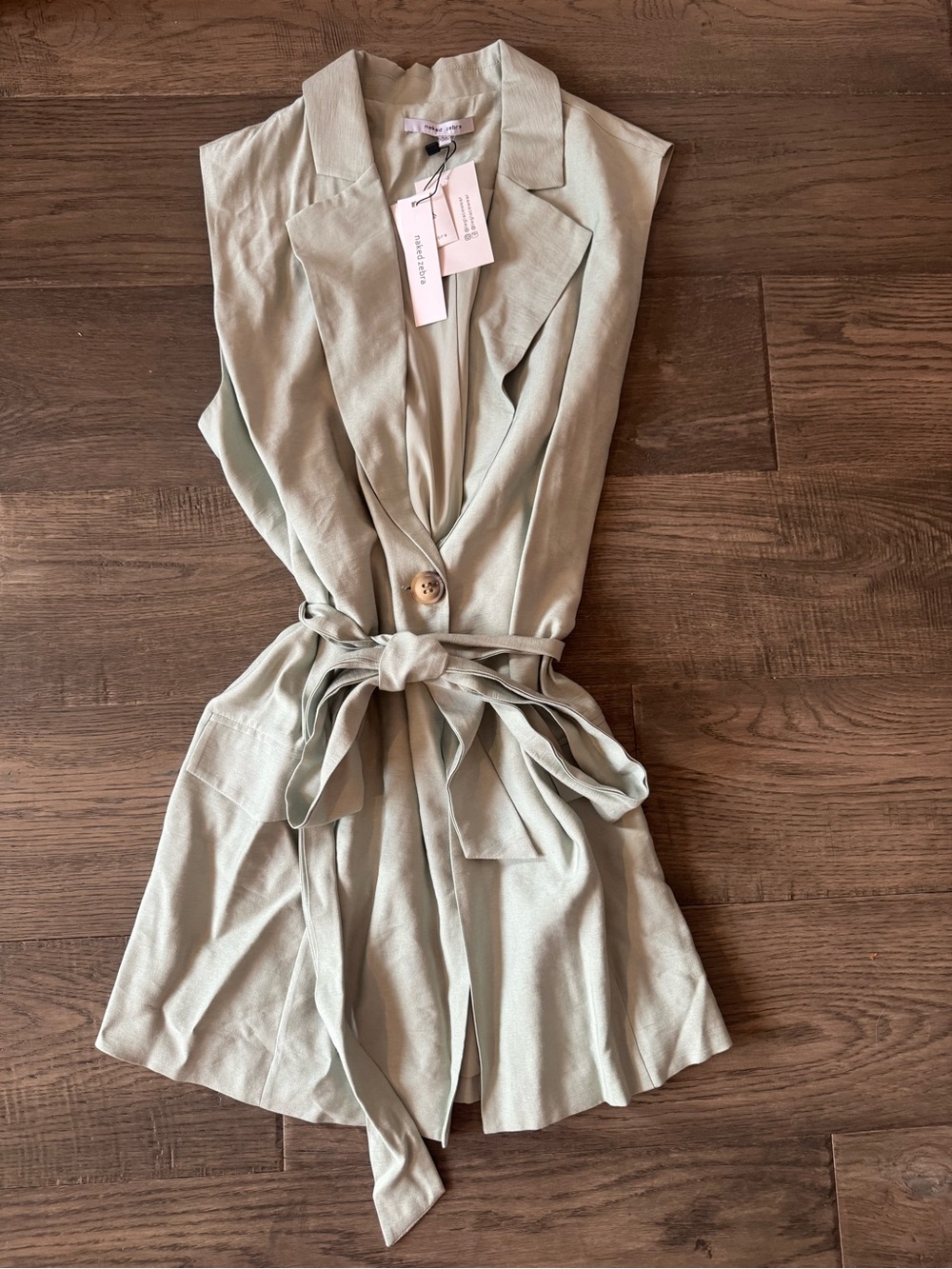 Lightweight Linen Sleeveless Vest Dress